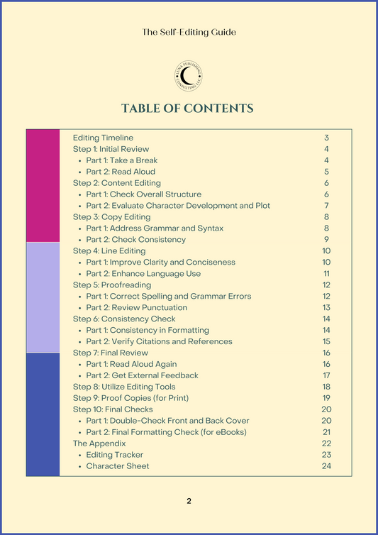 The 50-Day Self-Editing Guide