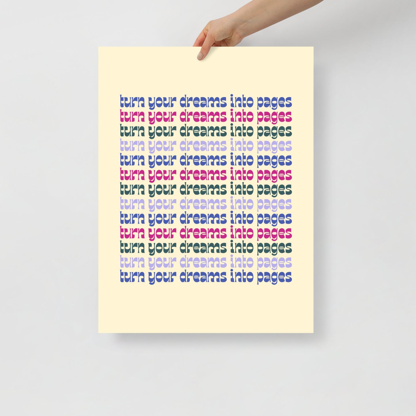 Dreams Into Pages Poster